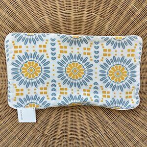 NEW Serena & Lily Campania Pillow Cover (12”x21”)-Canary Yellow/Coastal Blue